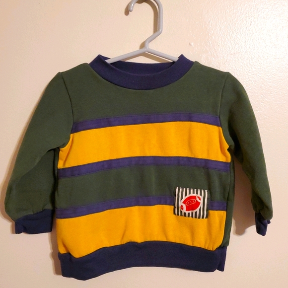Vintage | Colorblock Football Sweatshirt